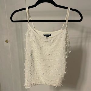 White flowery tank top from Forever 21